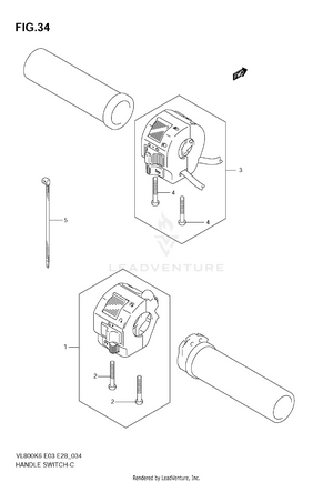 Handle Switch (model K6) Schematic