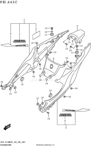 Frame Cover (gsx-r1000rza) Schematic