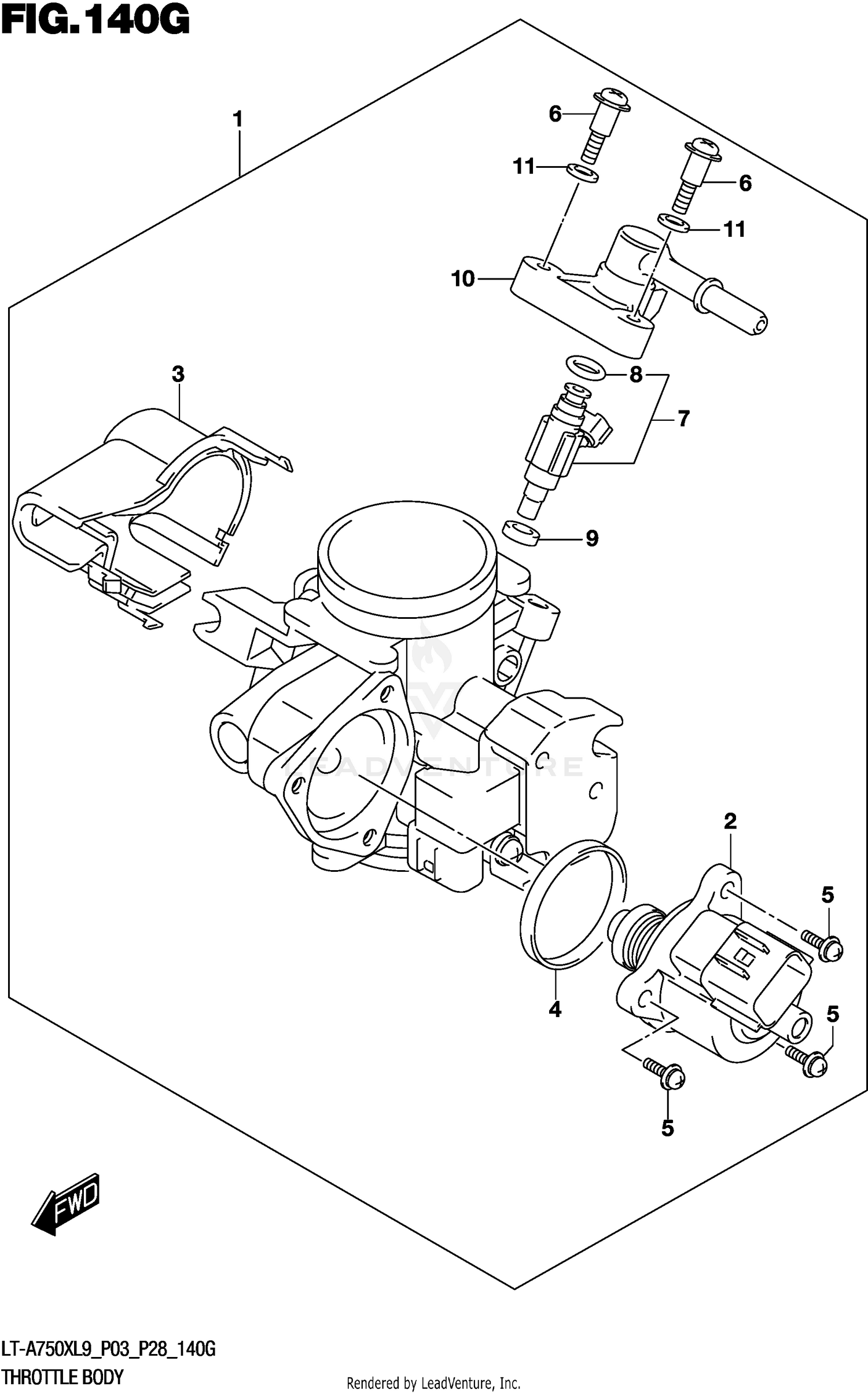 THROTTLE BODY (LT-A750XPZL9 P03)