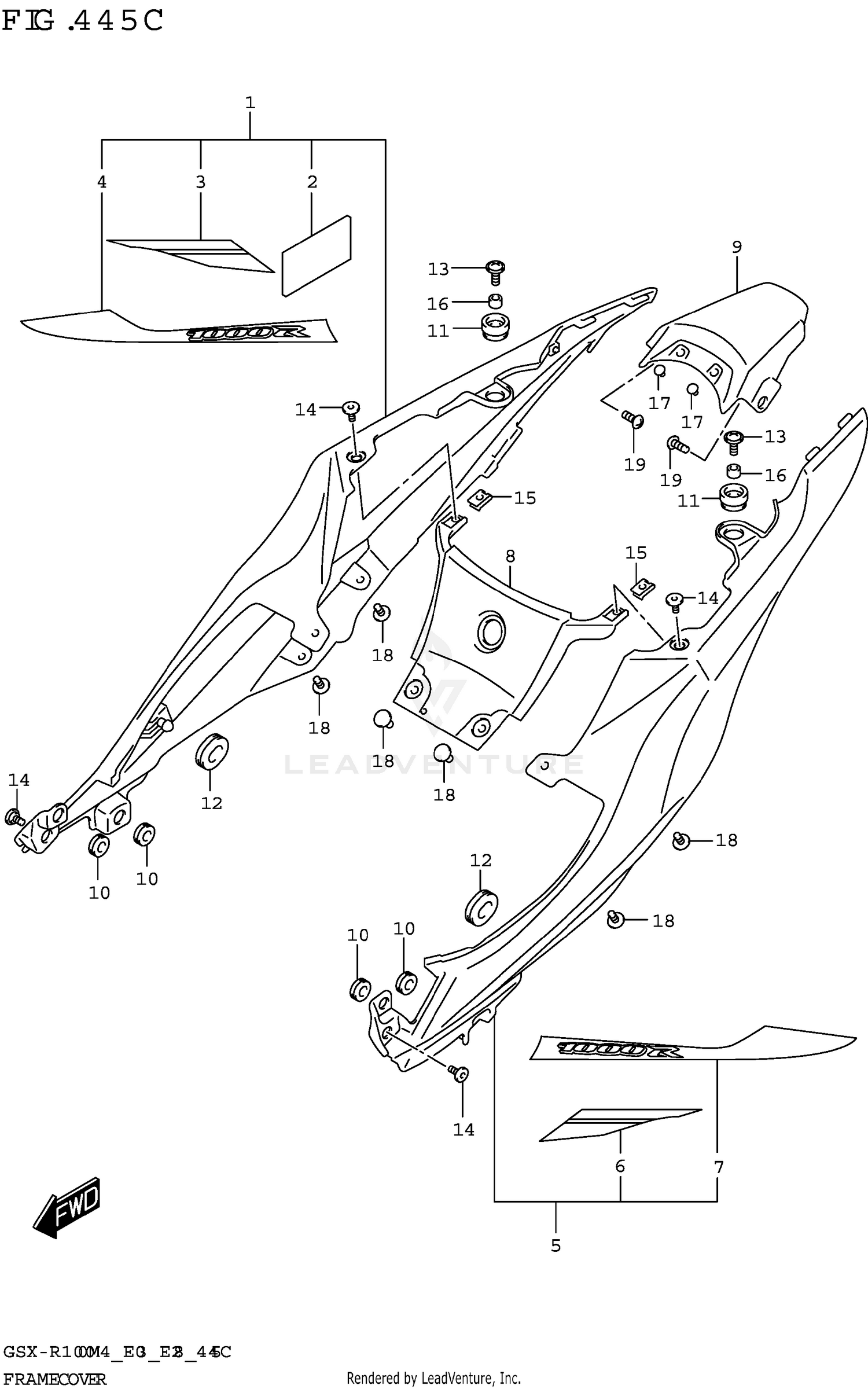 FRAME COVER (GSX-R1000RZA)