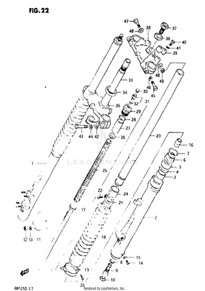 Front Fork Schematic