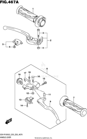 Handle Lever Schematic