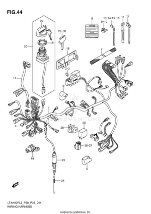 Wiring Harness (lt-a400fzl3 P28) Schematic