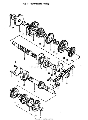 Transmission (rm80b) Schematic