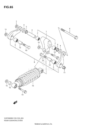 Rear Cushion Lever Schematic