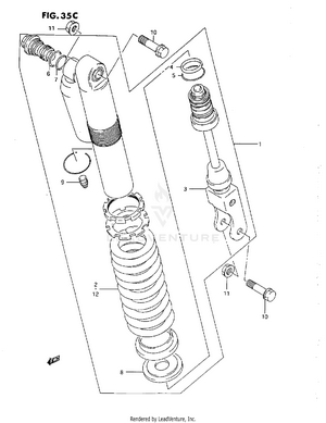 Shock Absorber (m/n/p/r) Schematic