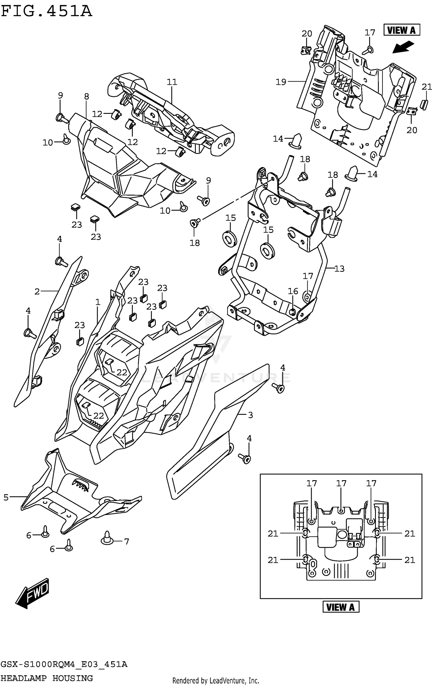 HEADLAMP HOUSING