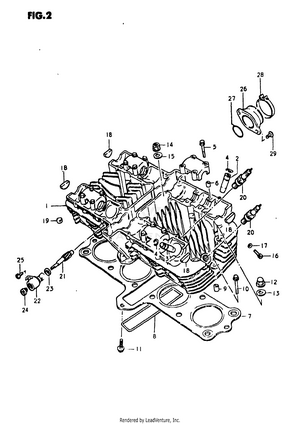 Cylinder Head Schematic