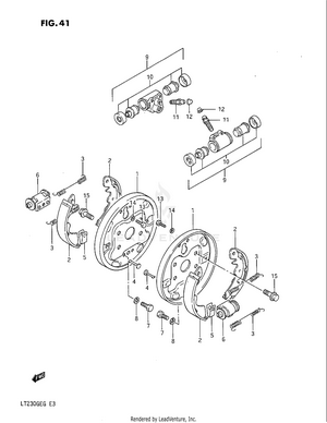 Front Wheel Brake Schematic
