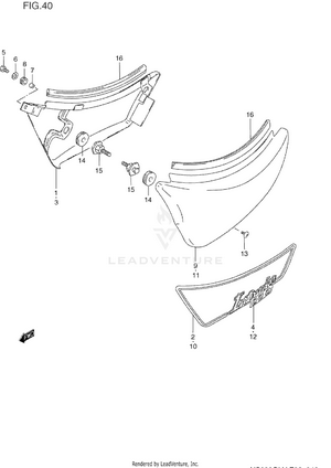 Frame Cover (model N/p/r) Schematic