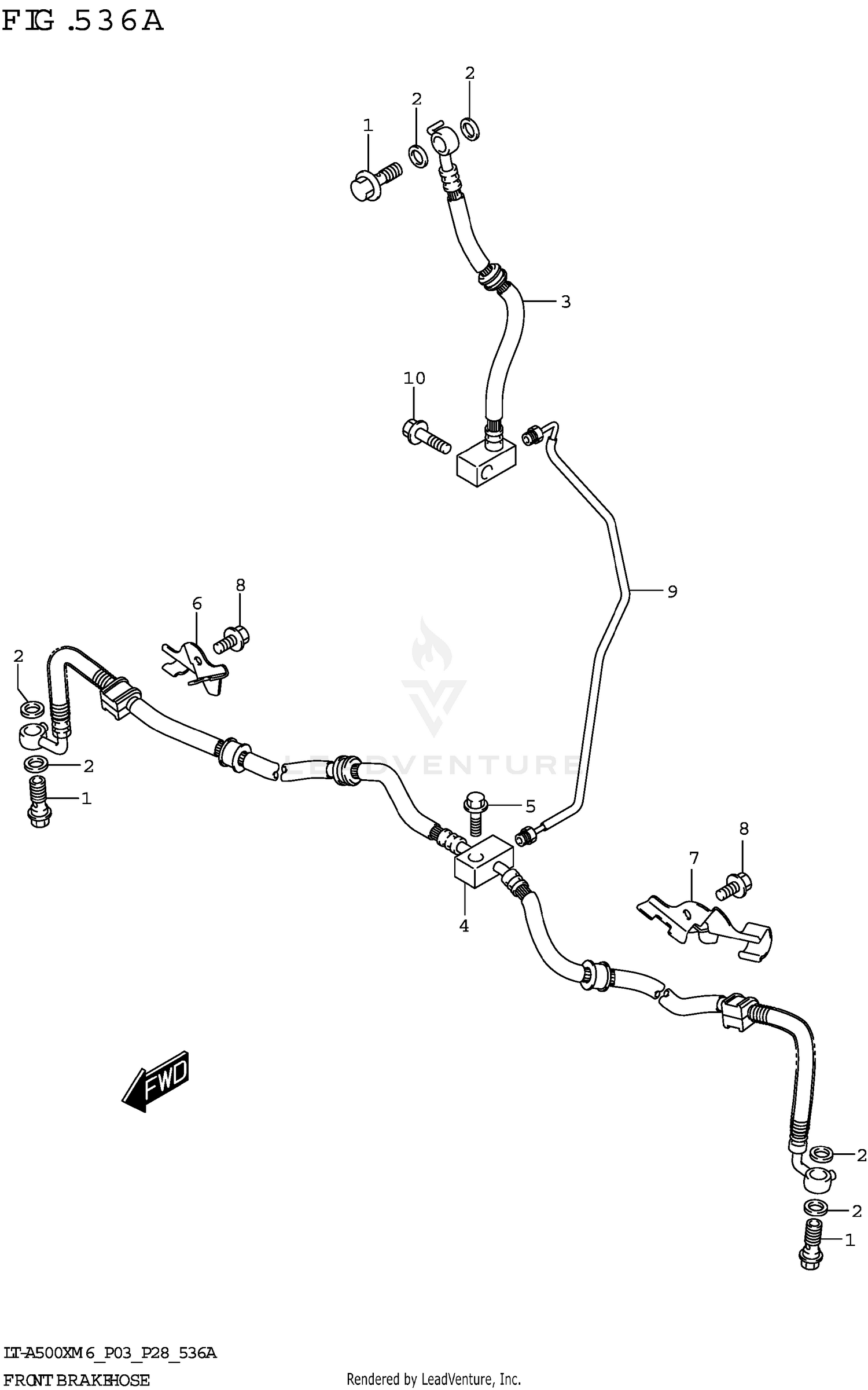 FRONT BRAKE HOSE