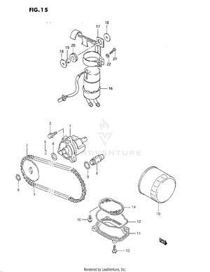Oil Pump-fuel Pump Schematic