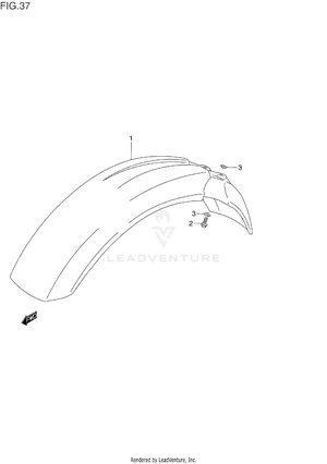 Front Fender Schematic