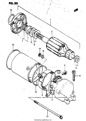Starting Motor Schematic