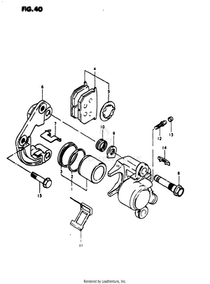 Front Calipers Schematic