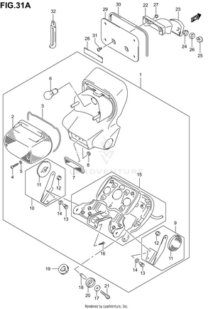 Rear Combination Lamp (model K4/k5) Schematic