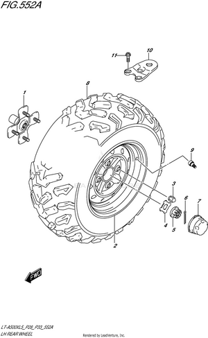 Lh Rear Wheel Schematic