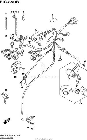 Wiring Harness (ls650bl8 E28) Schematic