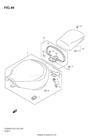 Seat (vl800k6/k7/k8) Schematic
