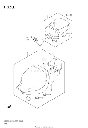 Seat (vl800k9/ck9) Schematic