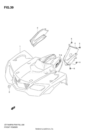 Front Fender Schematic