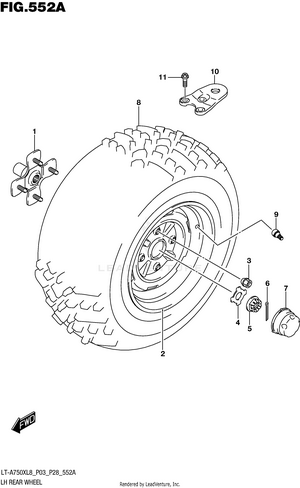 Lh Rear Wheel Schematic