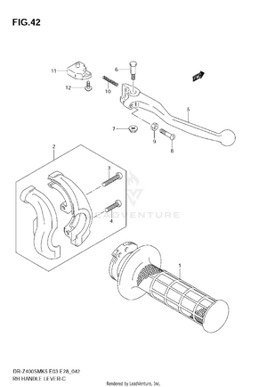 Right Handle Lever Schematic