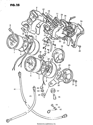 Speedometer - Tachometer Schematic