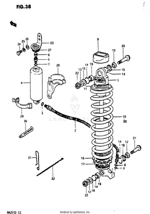 Shock Absorber (model Z) Schematic