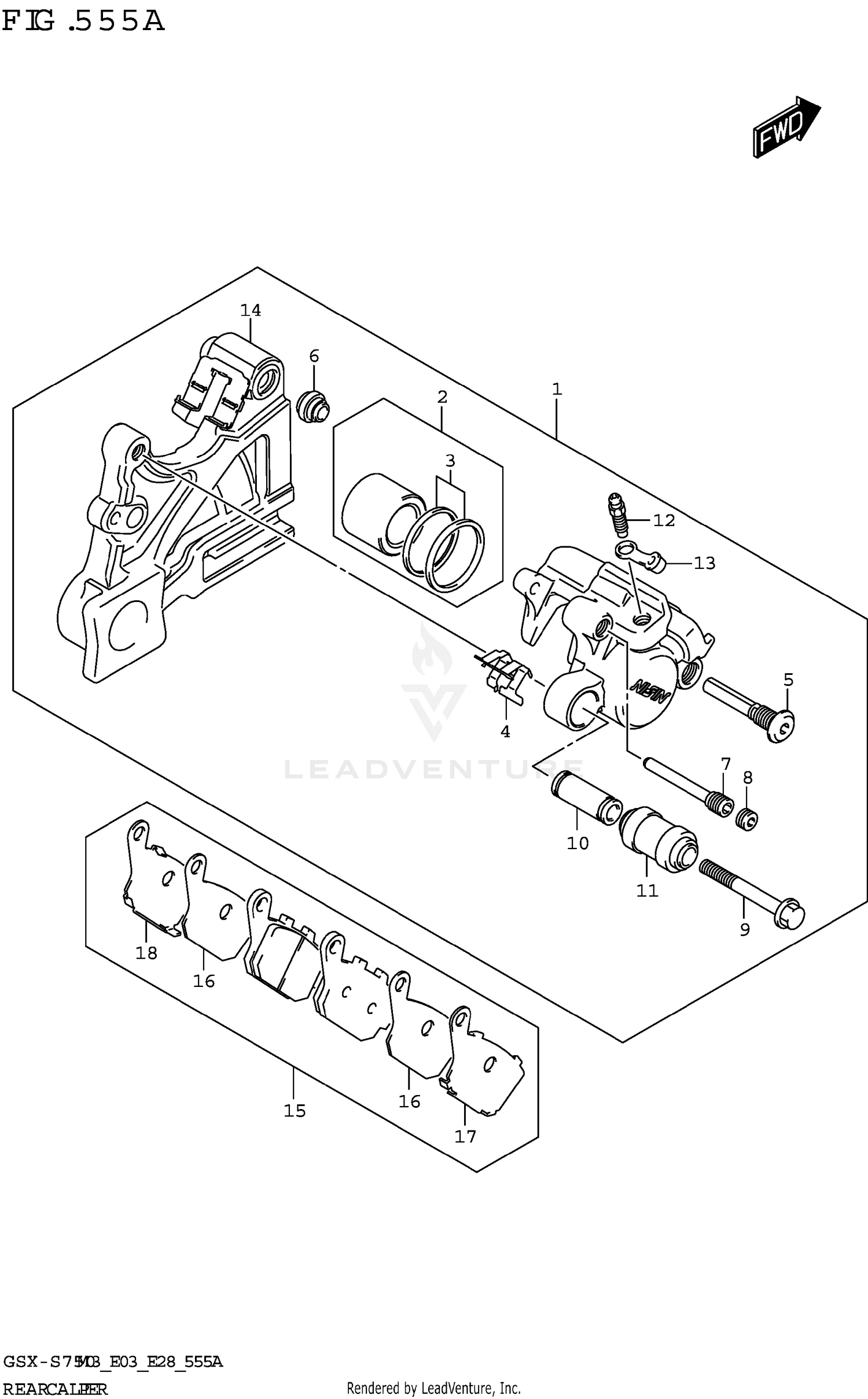 REAR CALIPER