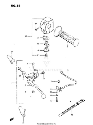Left Handle Switch (model D) Schematic