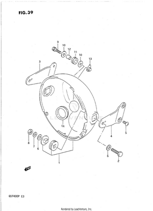 Headlamp Housing Schematic