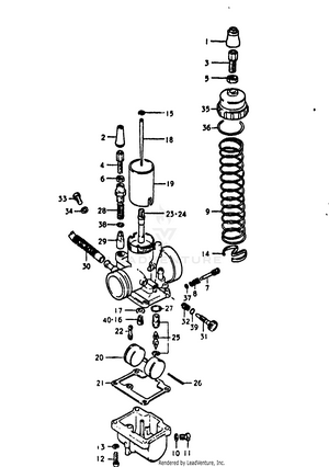 Carburetor (marked : 31014) Schematic