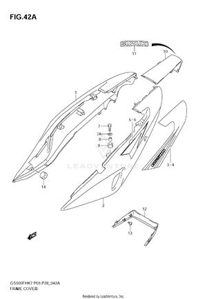Frame Cover (model K8) Schematic
