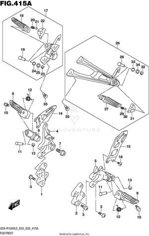 Footrest Schematic