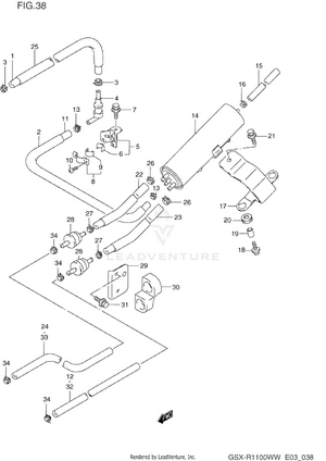 Canister (california Only) Schematic