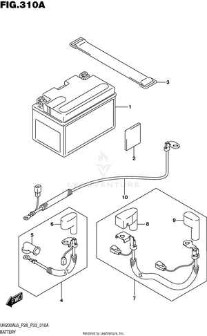 Battery (uh200al6 P28) Schematic