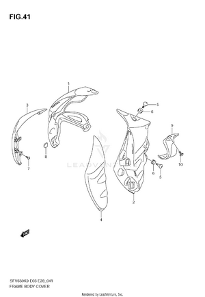 Frame Body Cover Schematic