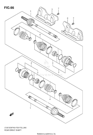 Rear Drive Shaft Schematic