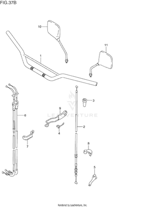 Handlebar (model R/s/t) Schematic