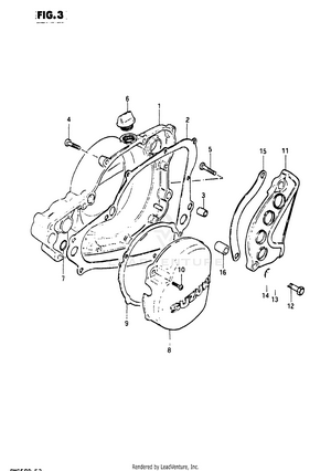 Crankcase Cover Schematic