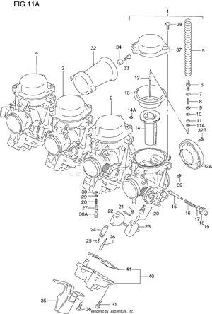 Carburetor (model W/x/y) Schematic