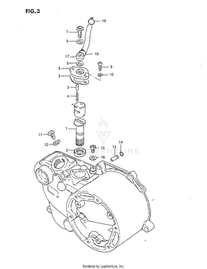 Clutch Cover-oil Pump Schematic