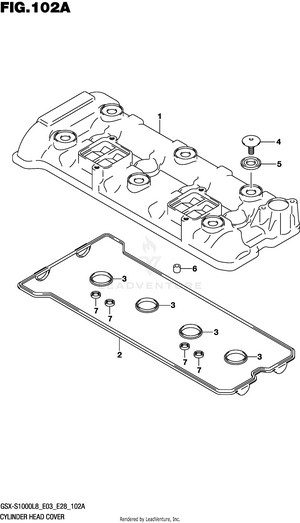 Cylinder Head Cover Schematic