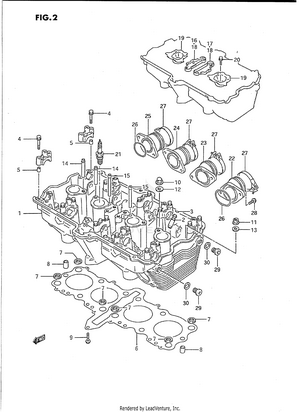 Cylinder Head Schematic