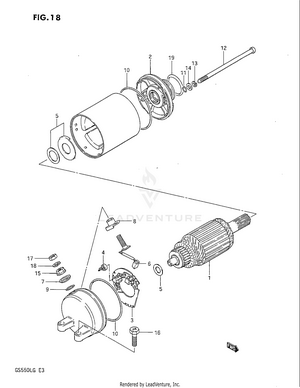 Starting Motor Schematic