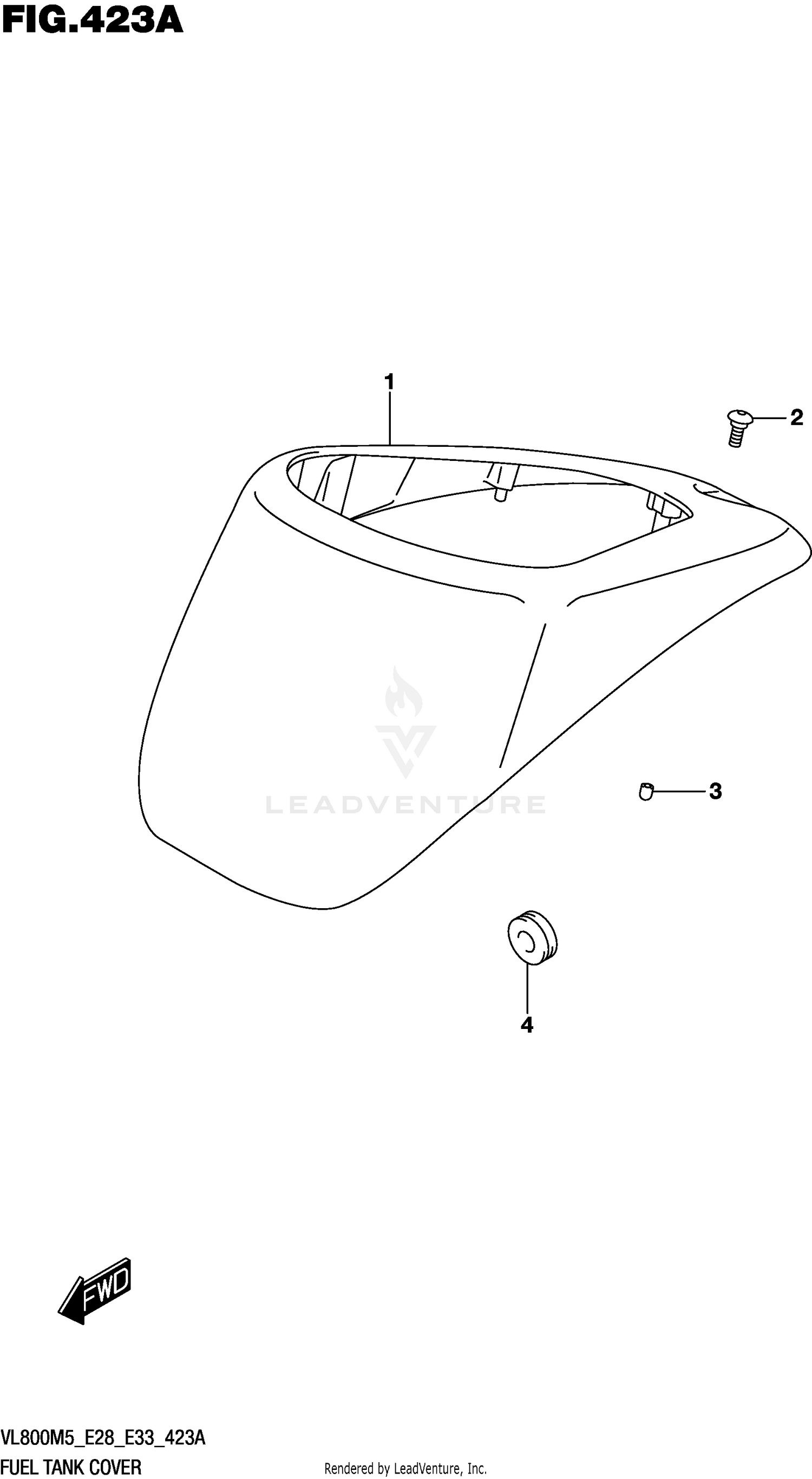 FUEL TANK COVER