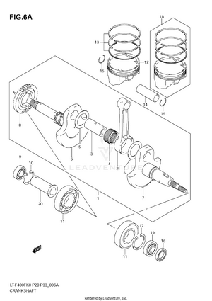 Crankshaft (lt-f400fl0) Schematic