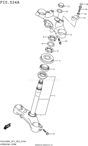 Steering Stem Schematic