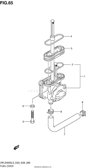 Fuel Cock (dr-z400sl3 E03) Schematic